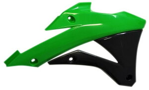 RACETECH ���[�X�e�b�N Radiator Covers Green KX 85 100 BIG WHEELS 19/16 STD 17/14 KAWASAKI �J���T�L ���W�G�[�^�[ ��p�֘A �G���W��