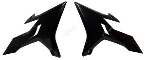 RACETECH [XebN Revolution Radiator Covers Black YZ125 YZ250 YAMAHA }n WG[^[ p֘A GW