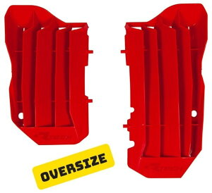 RACETECH [XebN Oversized Radiator Louvers Red Honda CRF450R^450RX CRF 450 R RX ENDURO HONDA z_ WG[^[RAK[hEICN[[RAK[h p֘A GW