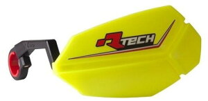 RACETECH ���[�X�e�b�N R20 Handguards - Neon Yellow E-Bike �n���h�K�[�h�E�i�b�N���K�[�h �n���h�����Ӄp�[�c �n���h��