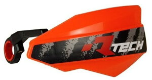 RACETECH ���[�X�e�b�N Vertigo Handguards Neon Orange E-Bike �n���h�K�[�h�E�i�b�N���K�[�h �n���h�����Ӄp�[�c �n���h��
