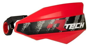 RACETECH ���[�X�e�b�N Vertigo Handguards Neon Red E-Bike �n���h�K�[�h�E�i�b�N���K�[�h �n���h�����Ӄp�[�c �n���h��