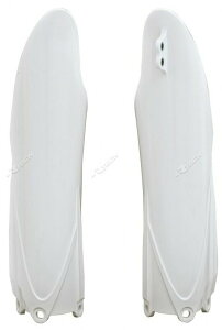 RACETECH [XebN Fork Guards White Yamaha YZ 125 250 F 450 YAMAHA }n tH[NK[h O