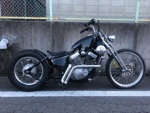 部品屋K&W ショートショットマフラー ビラーゴ250 YAMAHA ヤマハ フルエキゾーストマフラー マフラー