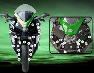 EAZI-GUARD C[W[K[h ԎʃXg[`bvveNVtB NINJA H2 SX SE KAWASAKI JTL veNVtBEیtB O J[FOXT[tFXij