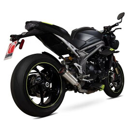 SCORPION スコーピオン レッドパワー スリップオンマフラー Speed Triple R Speed Triple RS Speed Triple S TRIUMPH トライアンフ TRIUMPH トライアンフ TRIUMPH トライアンフ