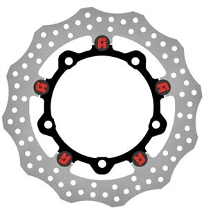 ACCOSSATO ARTbg Elite Line Floating Brake Disc tgu[LfBXN[^[ EVOLIS 400 SKYCRUISER 125 II H2O 250 4T FZ8N FZ8NA FZ8S FAZER FZ8SA X-MAX BUSINESS IRON MAX MOMODESIGN SPORT TECH BLACK IE 300 MAJESTY MBK YAMAHA 