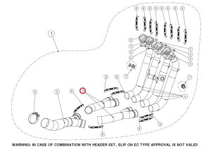 AKRAPOVIC AN|rb` yyAp[czC-B10E1 collector ti S1000RR BMW GL][XgpCv }t[