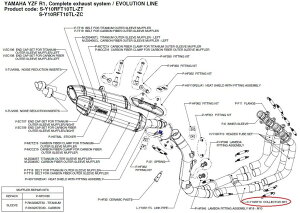 AKRAPOVIC AN|rb` yyAp[czC-Y10RT10 collector set YZF-R1 YAMAHA }n GL][XgpCv }t[