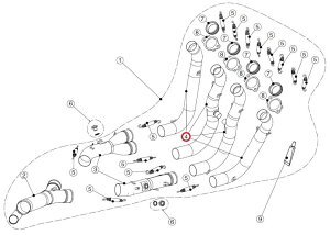 AKRAPOVIC AN|rb` yyAp[czH-B10R2 header set S1000R S1000RR S1000XR BMW GL][XgpCv }t[