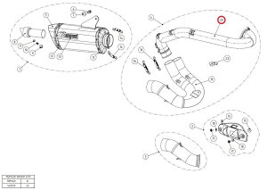 AKRAPOVIC AN|rb` yyAp[czH-D8E1 header ti HYPERMOTARD HYPERSTRADA 939 DUCATI hDJeB GL][XgpCv }t[