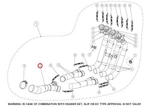 AKRAPOVIC AN|rb` yyAp[czL-B10R2 link pipe SS S1000RR BMW GL][XgpCv }t[