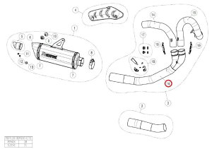 AKRAPOVIC AN|rb` yyAp[czL-D12E2 link pipe MONSTER1200 MONSTER1200R MONSTER1200S MONSTER821 DUCATI hDJeB GL][XgpCv }t[