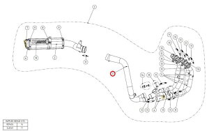 AKRAPOVIC AN|rb` yyAp[czL-H6E9T link pipe ti CBR600RR HONDA z_ GL][XgpCv }t[