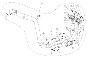 AKRAPOVIC AN|rb` yyAp[czL-H6R11 link pipe CBR600RR HONDA z_ GL][XgpCv }t[