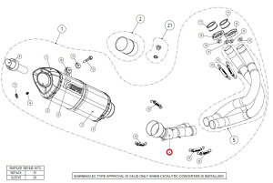 AKRAPOVIC AN|rb` yyAp[czL-K6R7 link pipe SS ER-6F ER-6N NINJA650 KAWASAKI JTL GL][XgpCv }t[