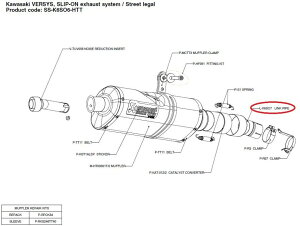AKRAPOVIC AN|rb` yyAp[czL-K6SO7 link pipe VERSYS650 KAWASAKI JTL GL][XgpCv }t[
