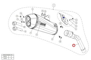 AKRAPOVIC AN|rb` yyAp[czL-T800SO1 link pipe SS TIGER800 TIGER800XC TIGER800XCA TIGER800XCX TIGER800XR TIGER800XRT TIGER800XRX TRIUMPH gCAt GL][XgpCv }t[