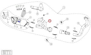 AKRAPOVIC AN|rb` yyAp[czL-Y7R1SS link pipe SS FZ-07 MT-07 TRACER700 TRACER700GT XSR700 YAMAHA }n GL][XgpCv }t[