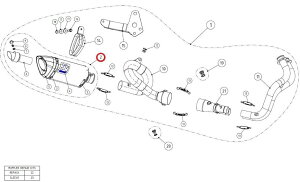 AKRAPOVIC AN|rb` yyAp[czM-AP00502C muffler FZ-07 MT-07 TRACER700 TRACER700GT XSR700 YAMAHA }n CEėpTCT[ }t[