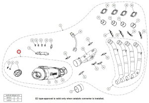 AKRAPOVIC AN|rb` yyAp[czM-HAF00501T muffler CB650F CBR650F HONDA z_ CEėpTCT[ }t[