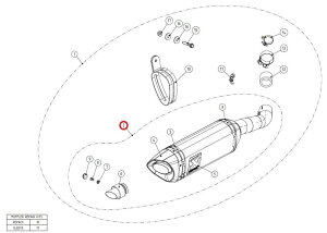 AKRAPOVIC AN|rb` yyAp[czM-HAP00602C muffler YZF-R25 YZF-R3 YAMAHA }n CEėpTCT[ }t[
