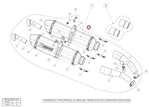 AKRAPOVIC AN|rb` yyAp[czM-HR03402TL muffler ti l FJR1300 YAMAHA }n CEėpTCT[ }t[