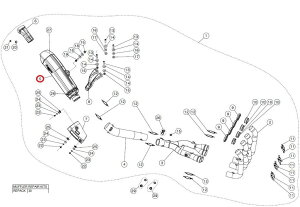 AKRAPOVIC AN|rb` yyAp[czM-HX200105C muffler YZF-R1 YAMAHA }n CEėpTCT[ }t[