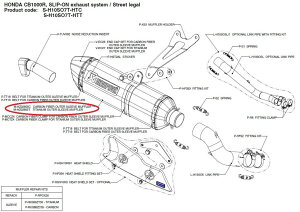AKRAPOVIC AN|rb` yyAp[czM-HZ02805C carbon fiber outer sleeve muffler CB1000R HONDA z_ CEėpTCT[ }t[