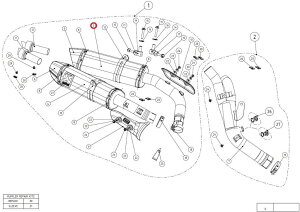AKRAPOVIC AN|rb` yyAp[czM-HZ03205CL/1 muffler ca YZF-R1 YAMAHA }n CEėpTCT[ }t[