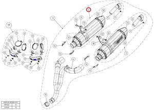 AKRAPOVIC AN|rb` yyAp[czM-HZ05402CR muffler SPEEDTRIPLE R TRIUMPH gCAt CEėpTCT[ }t[