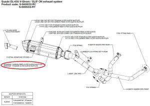 AKRAPOVIC AN|rb` yyAp[czM-R02502T titanium outer sleeve muffler V-STROM650 SUZUKI XYL CEėpTCT[ }t[