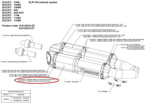 AKRAPOVIC �A�N���|�r�b�` �y���y�A�p�[�c�zM-Z01305C carbon fibre outer sleeve muffler 1098 1098R 1098S 1198 1198S 848 848EVO DUCATI �h�D�J�e�B ��C�E�ėp�T�C�����T�[ �}�t���[