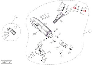 AKRAPOVIC AN|rb` yyAp[czP-DR102 bushe al YZF-R1 YAMAHA }n ̑}t[IvVECi }t[