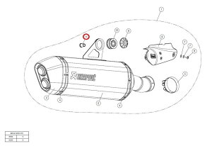 AKRAPOVIC AN|rb` yyAp[czP-DR60 spacer bushe SS R1200GS ADVENTURE S1000RR BMW ̑}t[IvVECi }t[