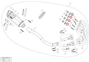 AKRAPOVIC AN|rb` yyAp[czP-F34 flange CB650F CBR650F NINJAZX-6R 636 ZX-6R YZF-R125 HONDA z_ KAWASAKI JTL YAMAHA }n }t[tW }t[