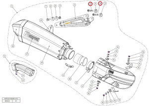 AKRAPOVIC �A�N���|�r�b�` �y���y�A�p�[�c�zP-FB62 bolt MULTISTRADA1200 MULTISTRADA1200S MULTISTRADA1260 MULTISTRADA1260S DUCATI �h�D�J�e�B ���̑��}�t���[�I�v�V�����E��C���i �}�t���[