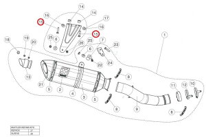 AKRAPOVIC AN|rb` yyAp[czP-FB65 bolt RSV4 TUONOV4 CRF1000LAFRICATWIN ADVENTURE SPORTS FZ-10 MT-10 YZF-R6 APRILIA AvA HONDA z_ YAMAHA }n ̑}t[IvVECi }t