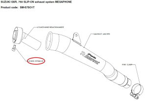 AKRAPOVIC AN|rb` yyAp[czP-FBT3 fitting kit GSR750 GSX-S750 SUZUKI XYL ̑}t[IvVECi }t[