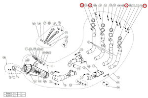 AKRAPOVIC AN|rb` yyAp[czP-FK12 flange S1000R S1000RR S1000XR BMW ̑}t[IvVECi }t[
