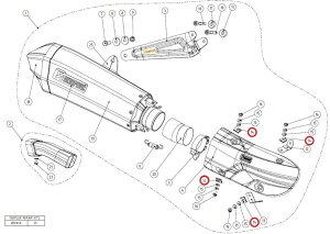 AKRAPOVIC AN|rb` yyAp[czP-FN1 nut 1199PANIGALE R S 899PANIGALE MULTISTRADA1200 MULTISTRADA1200S CB1000R NINJA H2 H2R FZ-10 MT-10 YZF-R1 YZF-R6 DUCATI hDJeB HONDA z_ KAWASAKI JTL YAMAHA }n }