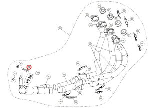 AKRAPOVIC AN|rb` yyAp[czP-FN15 nut NINJA1000 Z1000 Z1000SX Z800 E VERSION Z900RS FJR1300 XJR1300 KAWASAKI JTL YAMAHA }n ̑}t[IvVECi }t[