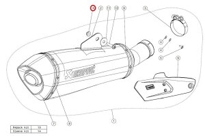 AKRAPOVIC AN|rb` yyAp[czP-FN20 nut R NINET PURE RACER SCRAMBLER URBAN G S R1200R R1200RS RNINE T S1000XR BMW ̑}t[IvVECi }t[