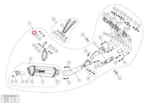 AKRAPOVIC AN|rb` yyAp[czP-FN21 nut S1000R S1000RR BMW ̑}t[IvVECi }t[