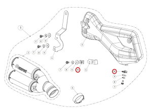 AKRAPOVIC AN|rb` yyAp[czP-FN8 nut DUCATI hDJeB HONDA z_ KAWASAKI JTL TRIUMPH gCAt YAMAHA }n ̑}t[IvVECi }t[