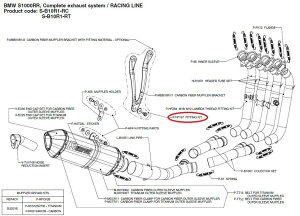 AKRAPOVIC AN|rb` yyAp[czP-HF197 fitting kit S1000RR BMW ̑}t[IvVECi }t[