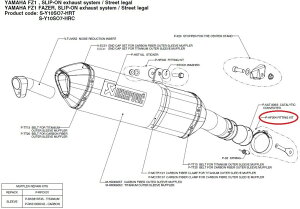 AKRAPOVIC AN|rb` yyAp[czP-HF204 fitting kit FZ1 FAZER YAMAHA }n ̑}t[IvVECi }t[