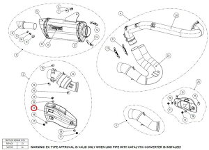 AKRAPOVIC AN|rb` yyAp[czP-HSD8E1 heat shield ca HYPERMOTARD HYPERSTRADA DUCATI hDJeB }t[K[hEq[gK[h }t[