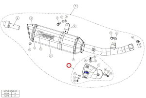 AKRAPOVIC AN|rb` yyAp[czP-HSK8R1/A1 heat shield ca with fitting material Z800 E VERSION KAWASAKI JTL }t[K[hEq[gK[h }t[