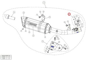 AKRAPOVIC AN|rb` yyAp[czP-HSK8R2 exup valve cover ca w. fitting kit Z800 KAWASAKI JTL ̑}t[IvVECi }t[